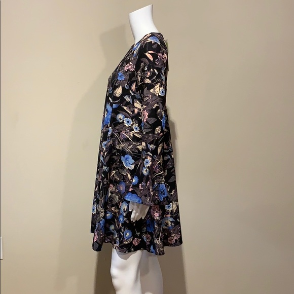 NWT Gianni Bini “Mona” Bell Sleeve Swing Dress XS - Picture 5 of 8